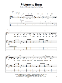 Picture To Burn von Taylor Swift (Download) 