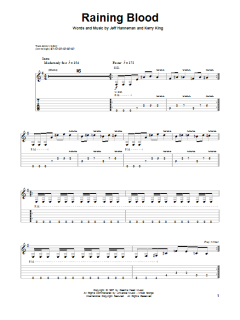 Raining Blood von Slayer (Download) 