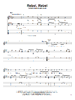 Rebel, Rebel von David Bowie (Download) 