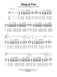 Ring Of Fire von Johnny Cash (Download) 