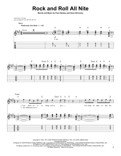 Rock And Roll All Nite von Kiss (Download) 