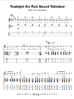 Rudolph The Red-Nosed Reindeer von Johnny Marks (Download) 