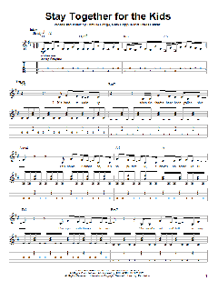 Stay Together For The Kids von Blink 182 (Download) 