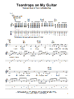 Teardrops On My Guitar von Taylor Swift (Download) 