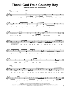 Thank God I'm A Country Boy von John Denver (Download) 