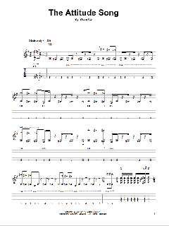 The Attitude Song von Steve Vai (Download) 