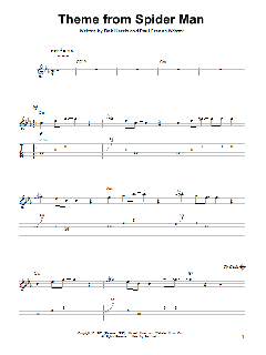 Theme From Spider-Man von Paul Francis Webster (Download) 