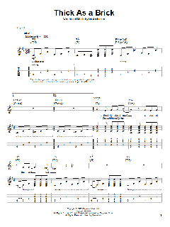 Thick As A Brick von Jethro Tull (Download) 