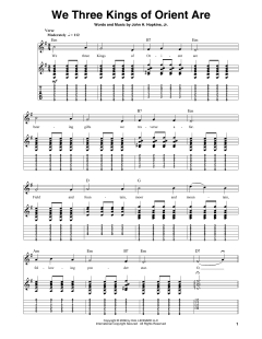 We Three Kings Of Orient Are von Jr., John H. Hopkins (Download) 