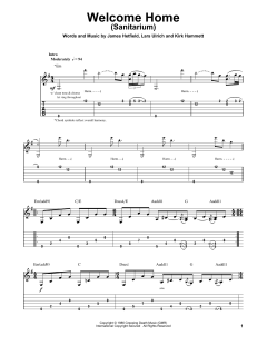 Welcome Home von Metallica (Download) 