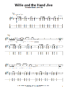 Willie And The Hand Jive von Johnny Otis (Download) 