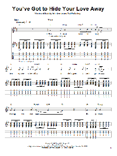 You've Got To Hide Your Love Away von The Beatles (Download) 