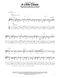 A Little Closer von Benj Pasek (Download) 