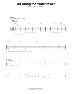 All Along The Watchtower von Bob Dylan (Download) 