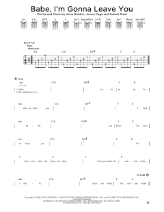 Babe, I'm Gonna Leave You von Led Zeppelin (Download) 