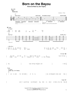 Born On The Bayou von Creedence Clearwater Revival (Download) 