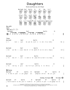 Daughters von John Mayer (Download) 