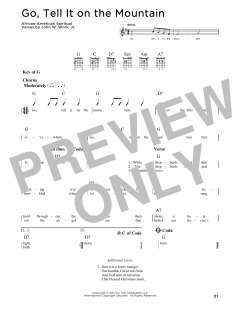 Go, Tell It On The Mountain (Download) 