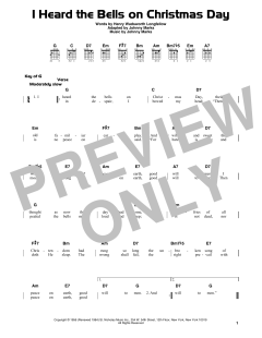 I Heard The Bells On Christmas Day von Johnny Marks (Download) 