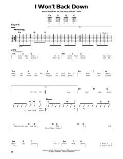 I Won't Back Down von Tom Petty (Download) 