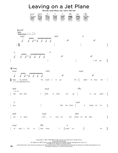 Leaving On A Jet Plane von John Denver (Download) 