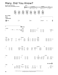 Mary, Did You Know? von Kathy Mattea (Download) 