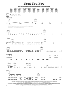 Need You Now von Josh Kear (Download) 