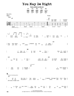 You May Be Right von Billy Joel (Download) 