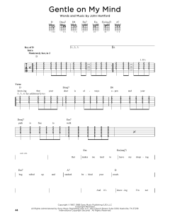 Gentle On My Mind von Glen Campbell (Download) 