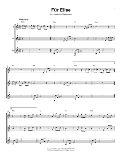 Fur Elise von Ludwig van Beethoven (Download) 