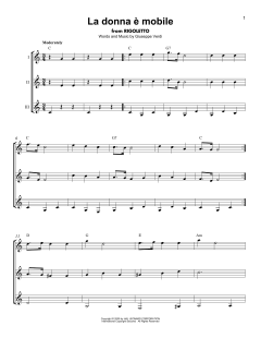 La Donna e Mobile von Giuseppe Verdi (Download) 