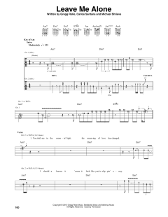 Leave Me Alone von Carlos Santana (Download) 