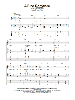 A Fine Romance von Jerome Kern (Download) 