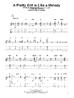 A Pretty Girl Is Like A Melody von Irving Berlin (Download) 