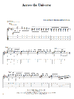 Across The Universe von The Beatles (Download) 