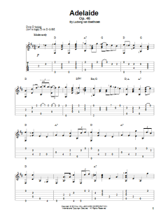 Adelaide, Op. 46 von Ludwig van Beethoven (Download) 