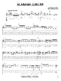 Alabama Jubilee von George L. Cobb (Download) 
