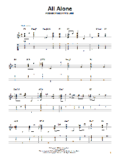 All Alone von Al Jolson (Download) 