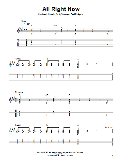 All Right Now von Free (Download) 