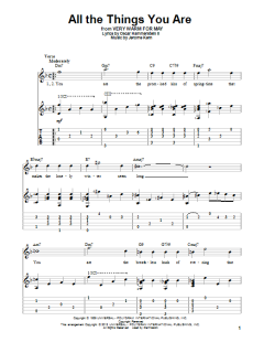 All The Things You Are von Jerome Kern (Download) 