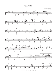 Allegro von Domenico Scarlatti (Download) 