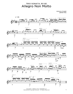 Allegro Non Molto von Antonio Vivaldi (Download) 