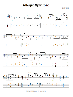 Allegro Spiritoso von Mauro Giuliani (Download) 