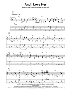 And I Love Her von The Beatles (Download) 