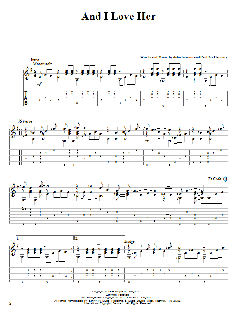 And I Love Her von The Beatles (Download) 