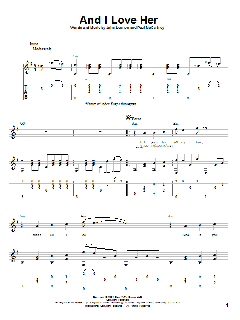 And I Love Her von The Beatles (Download) 