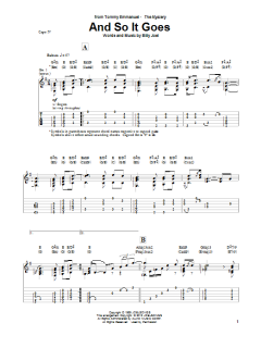 And So It Goes von Billy Joel (Download) 