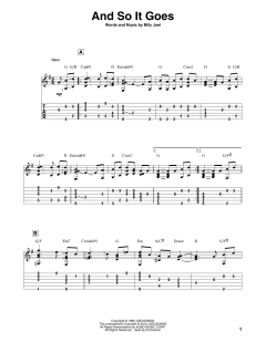 And So It Goes von Billy Joel (Download) 