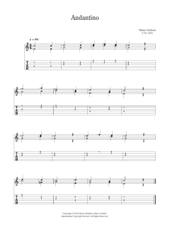 Andantino von Mauro Giuliani (Download) 