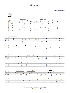 Arioso von Johann Sebastian Bach (Download) 